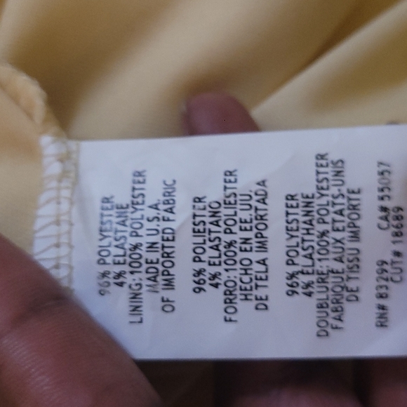 Bebe XL Yellow/Purple Floral Dress - Picture 12 of 12